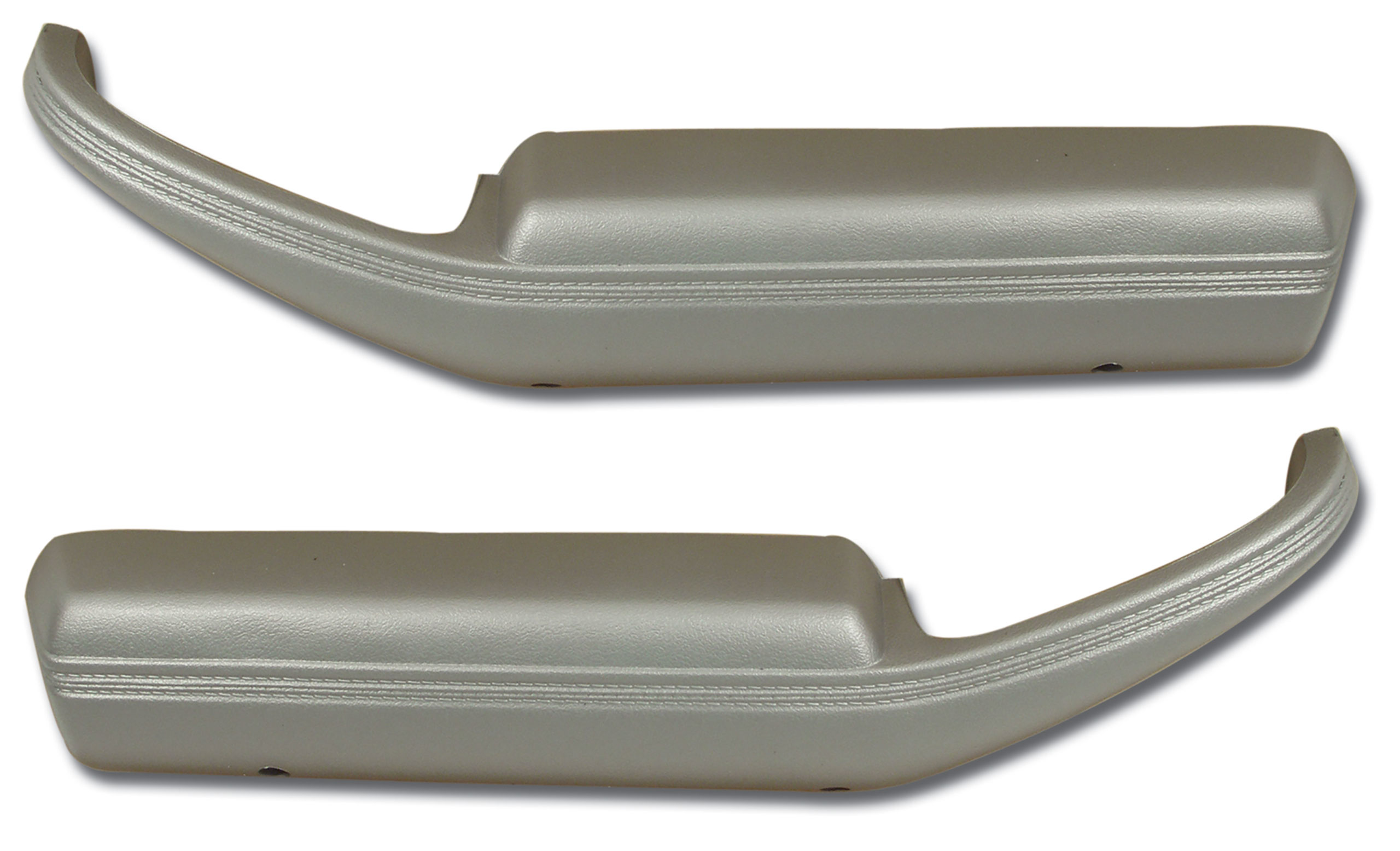 1981 Corvette C3 Moulded Door Panel Armrest Pair - Silver CA-430764 