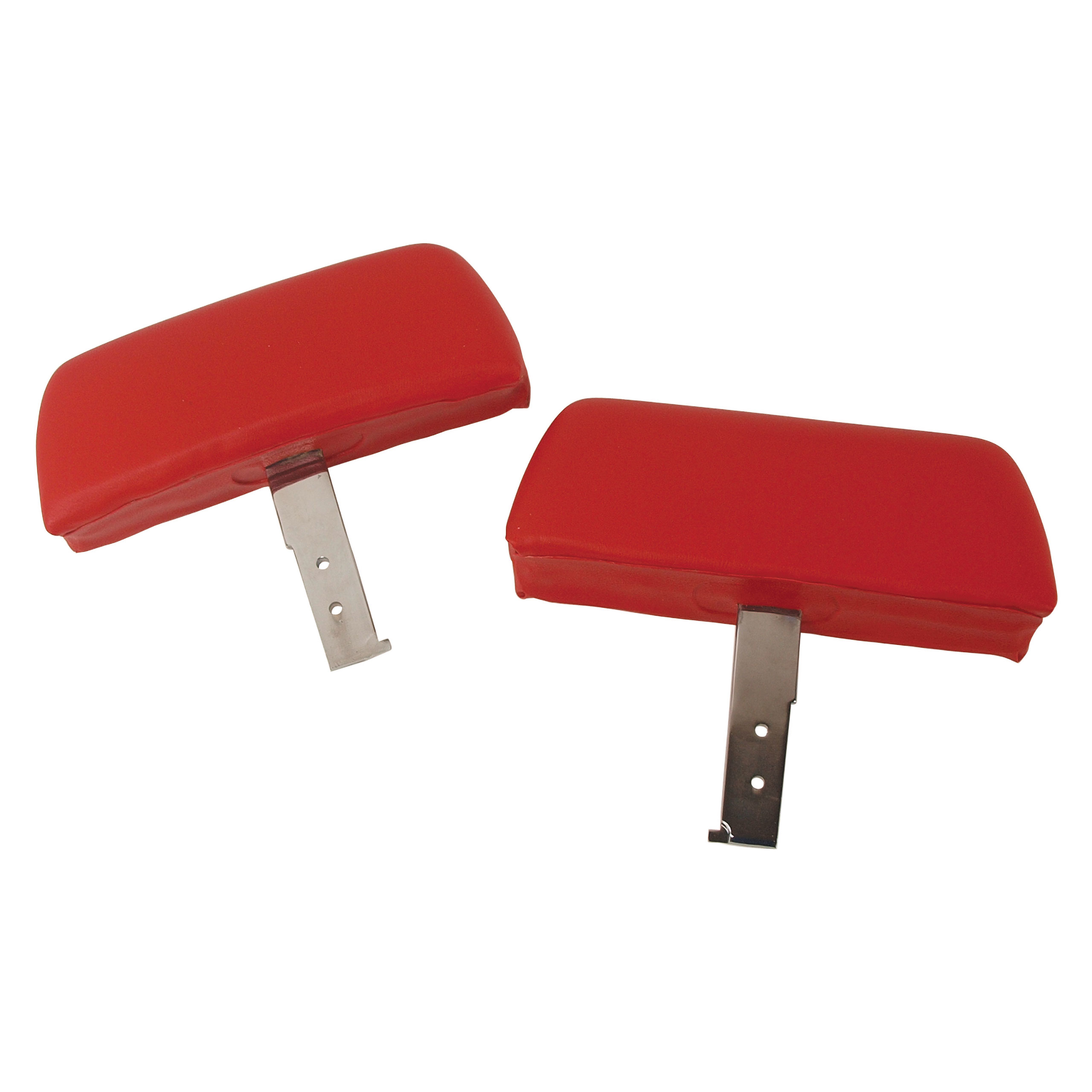 1968-1969 Corvette C3 Headrests- Red Complete W/ABS Covers CA-432330 