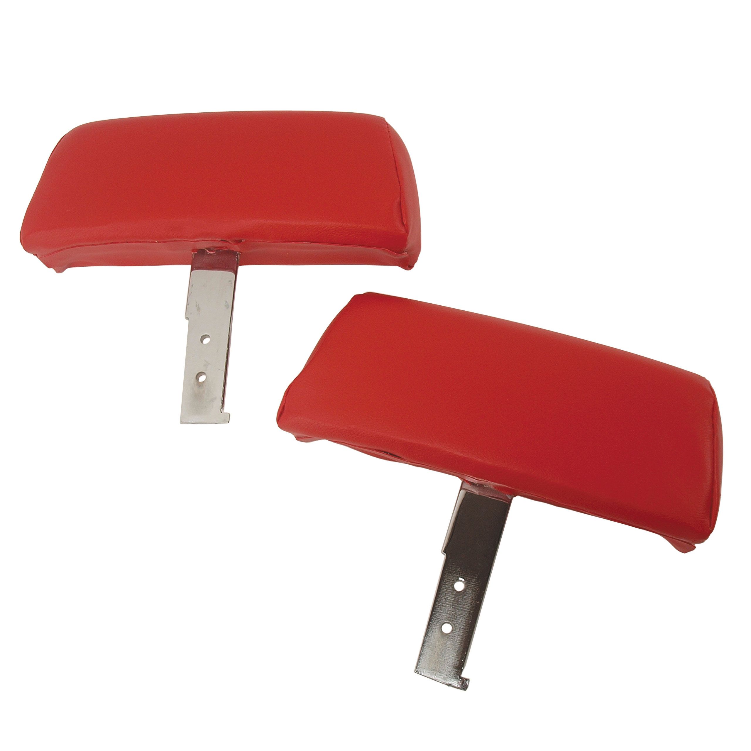 1968-1969 Corvette C3 Headrests Red Complete W/Vinyl Covers CA-432530 