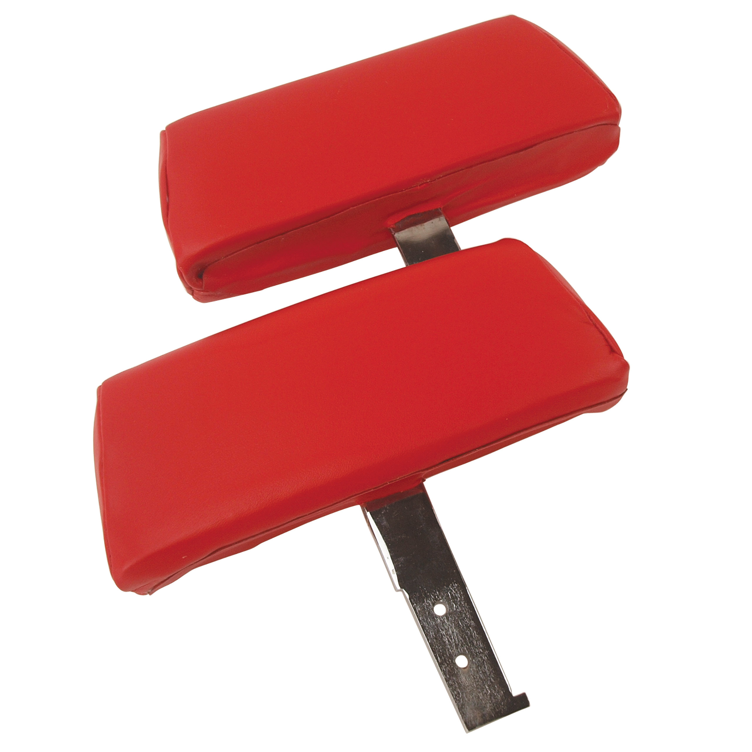 1968-1969 Corvette C3 Headrests Red Complete W/Leather Covers CA-432630