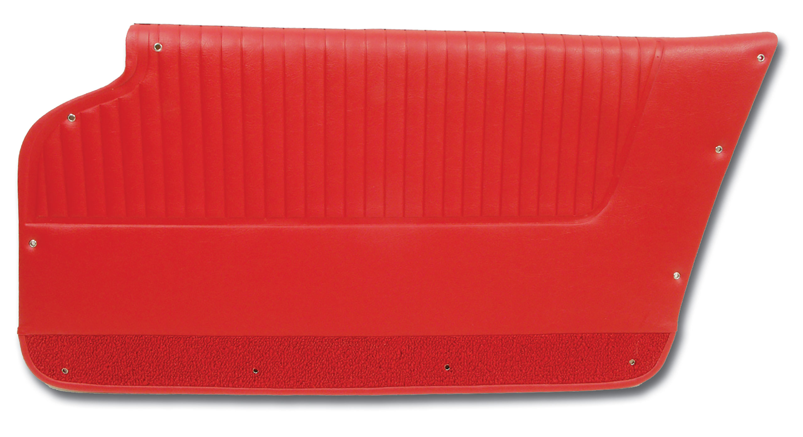 1963-1964 Corvette C2 Door Panels Red Convertible W/Felt CA-437135 