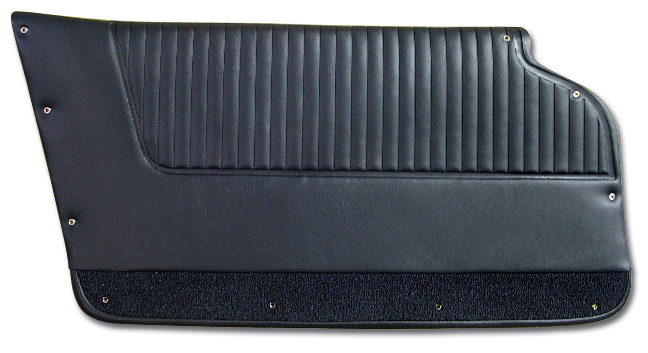 1963-1964 Corvette C2 Door Panels Dark Blue Convertible W/Felt CA-437142 