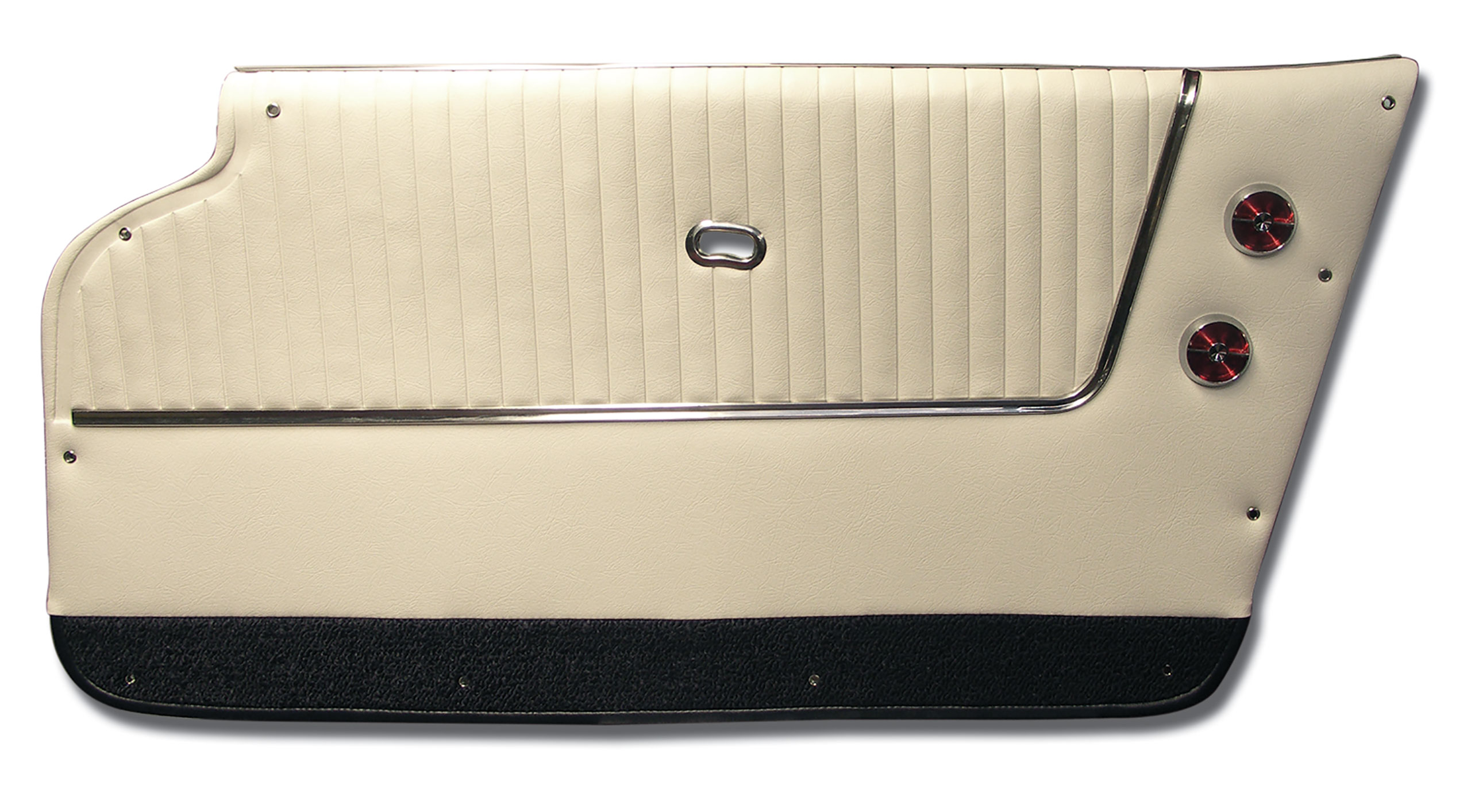 1964 Corvette C2 Door Panels White W/Dk Blue rpet Convertible W/Trim CA-4373Z1 