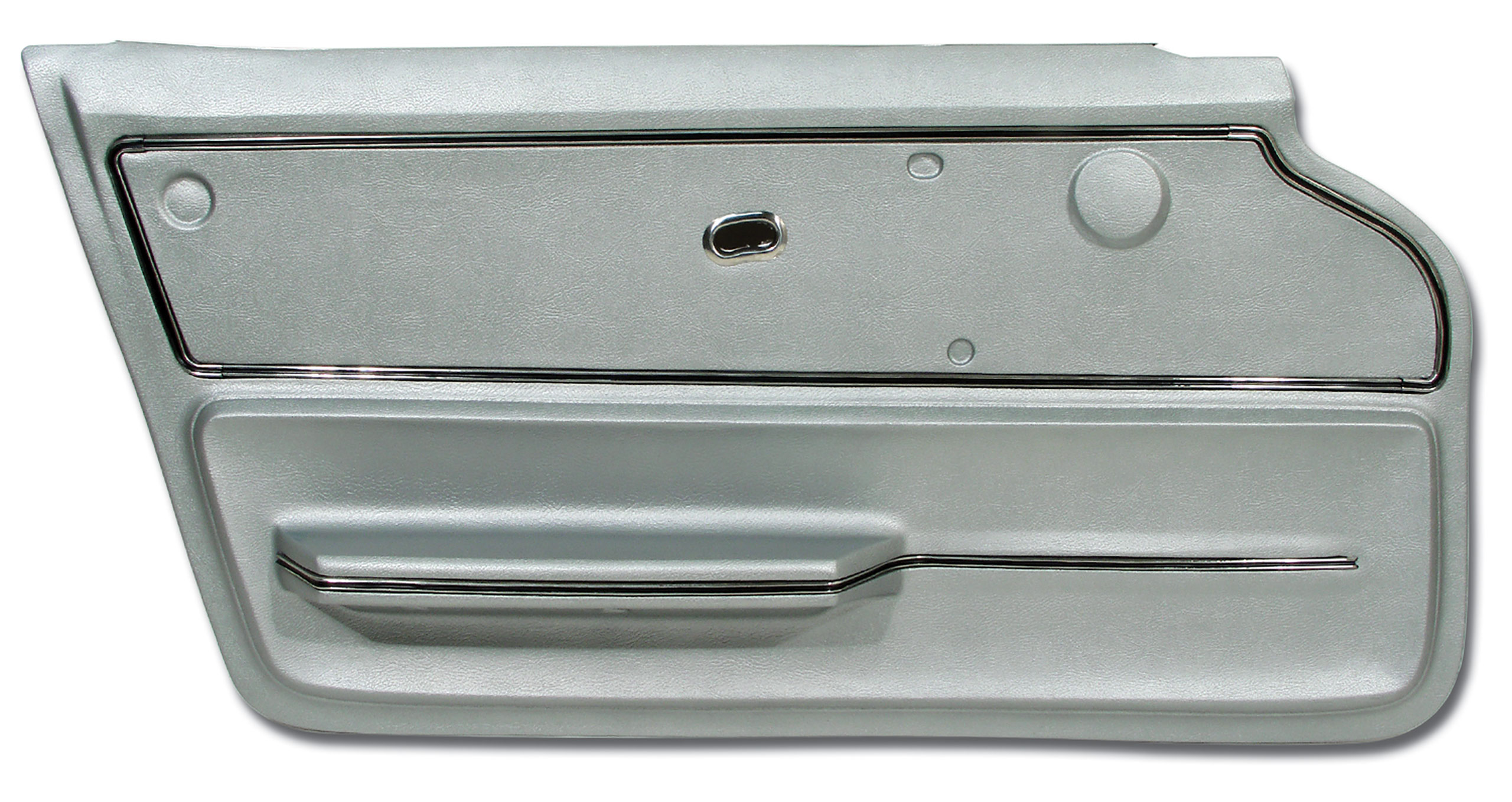 Door Panel- Silver Coupe W/Trim LH For 1965-1966 Corvette