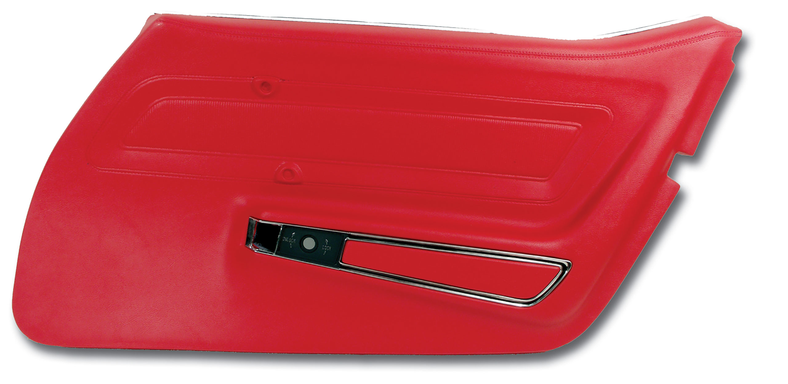 1970-1972 Corvette C3 Door Panel- Red Standard RH CA-442430 