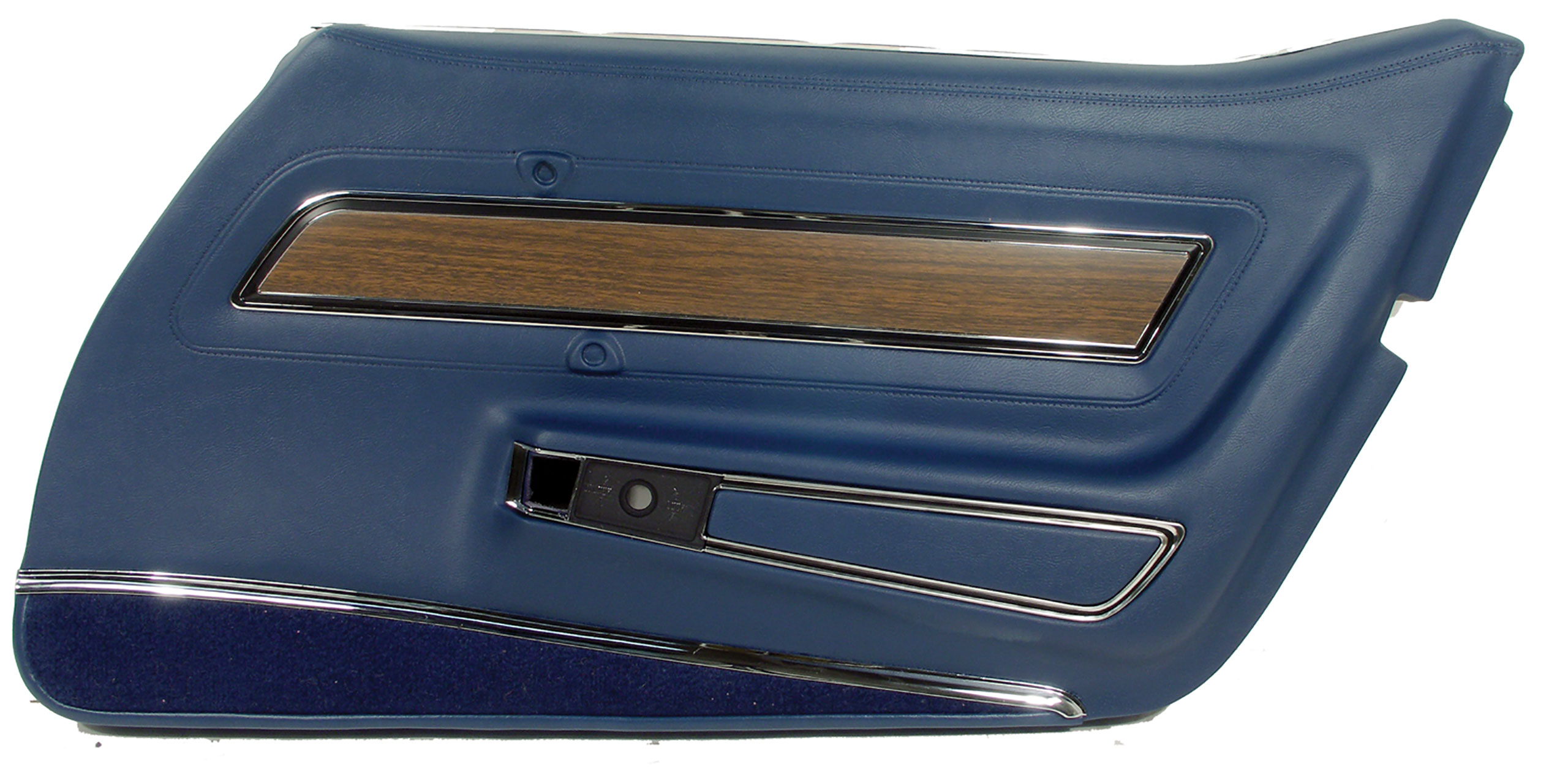 1971-1972 Corvette C3 Door Panel- Royal Blue Deluxe RH CA-442647 