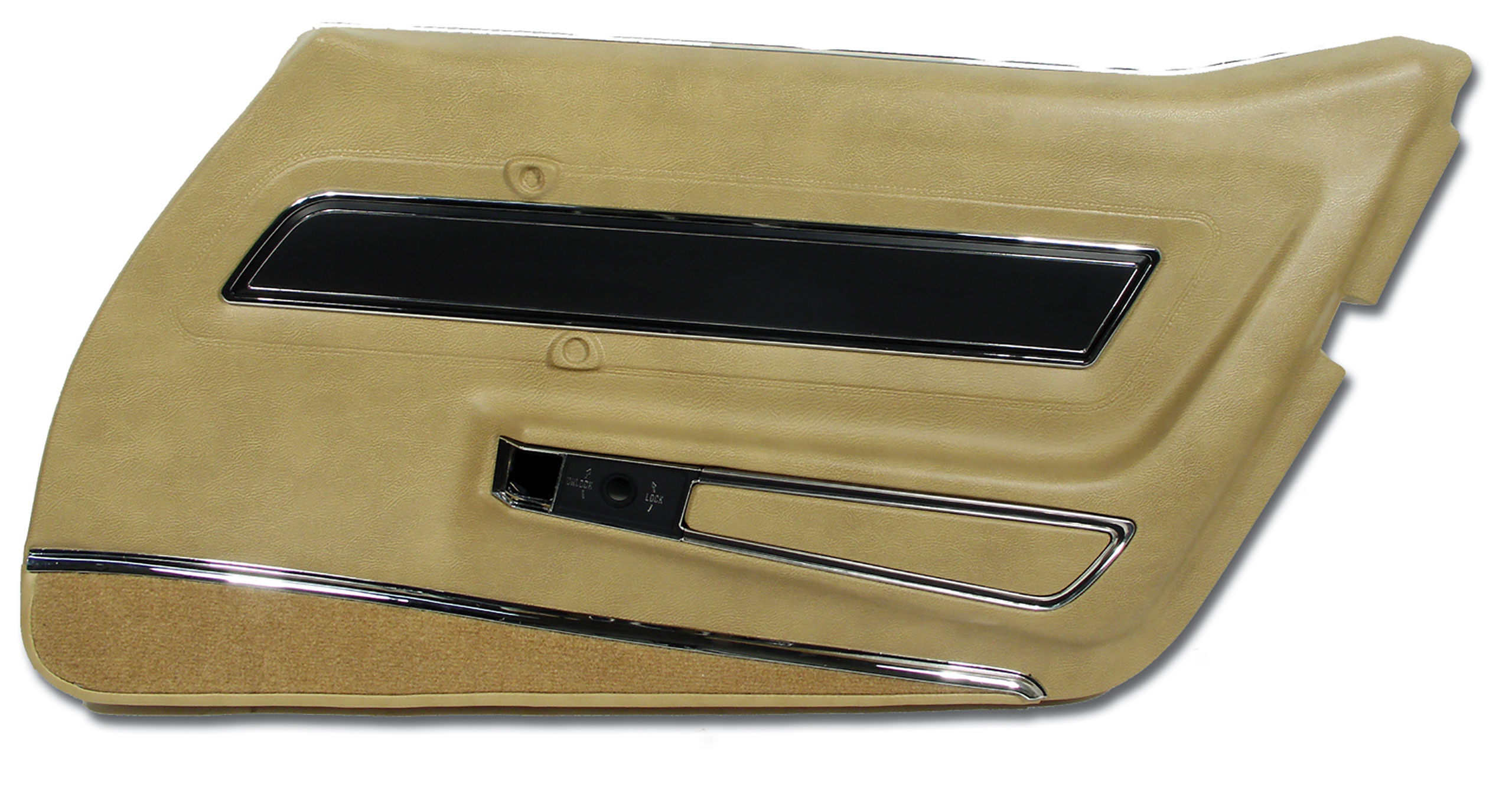 1977 Corvette C3 Door Panel- Buckskin Deluxe RH CA-443257 