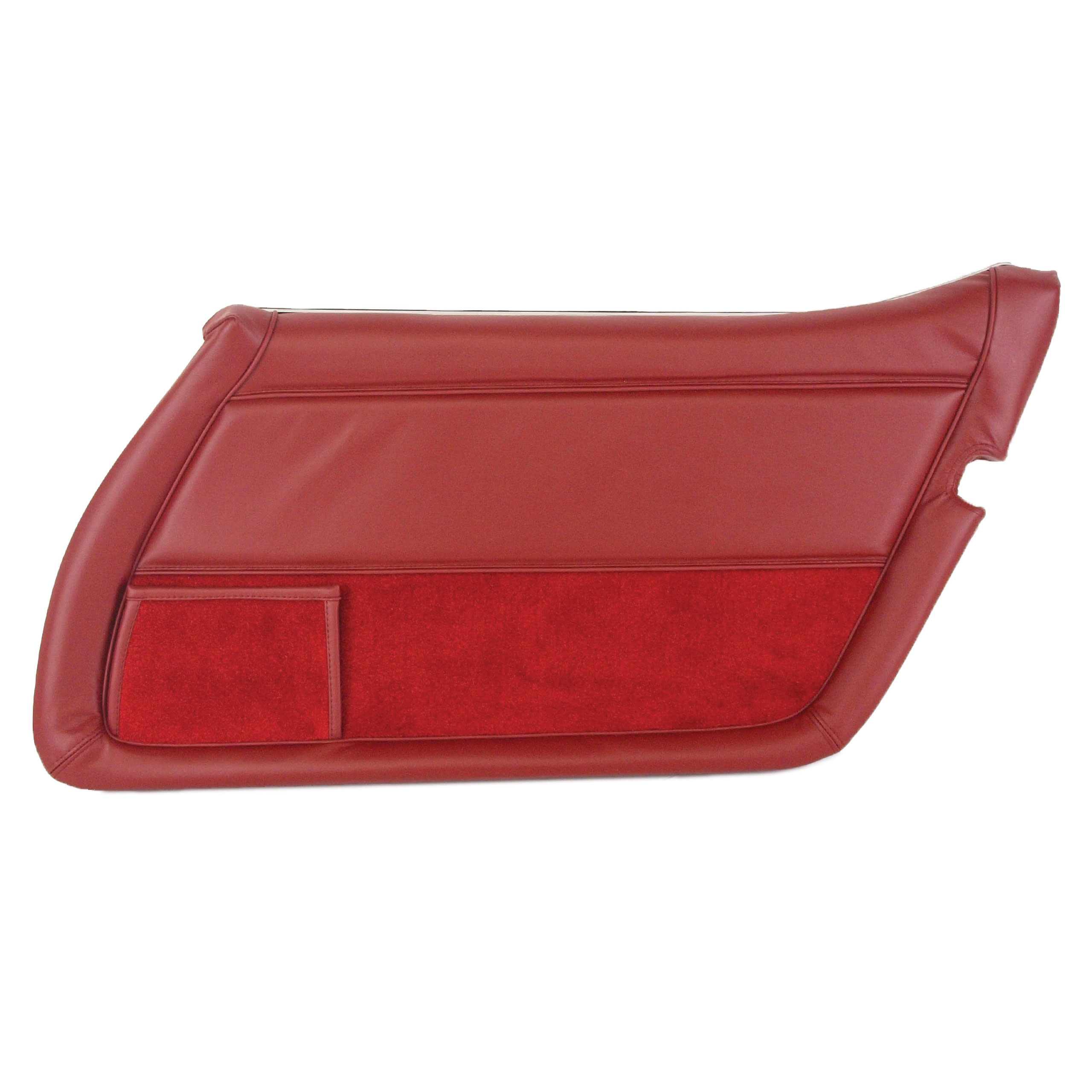 1982 Corvette C3 Leather Door Panel- Red RH CA-446026 