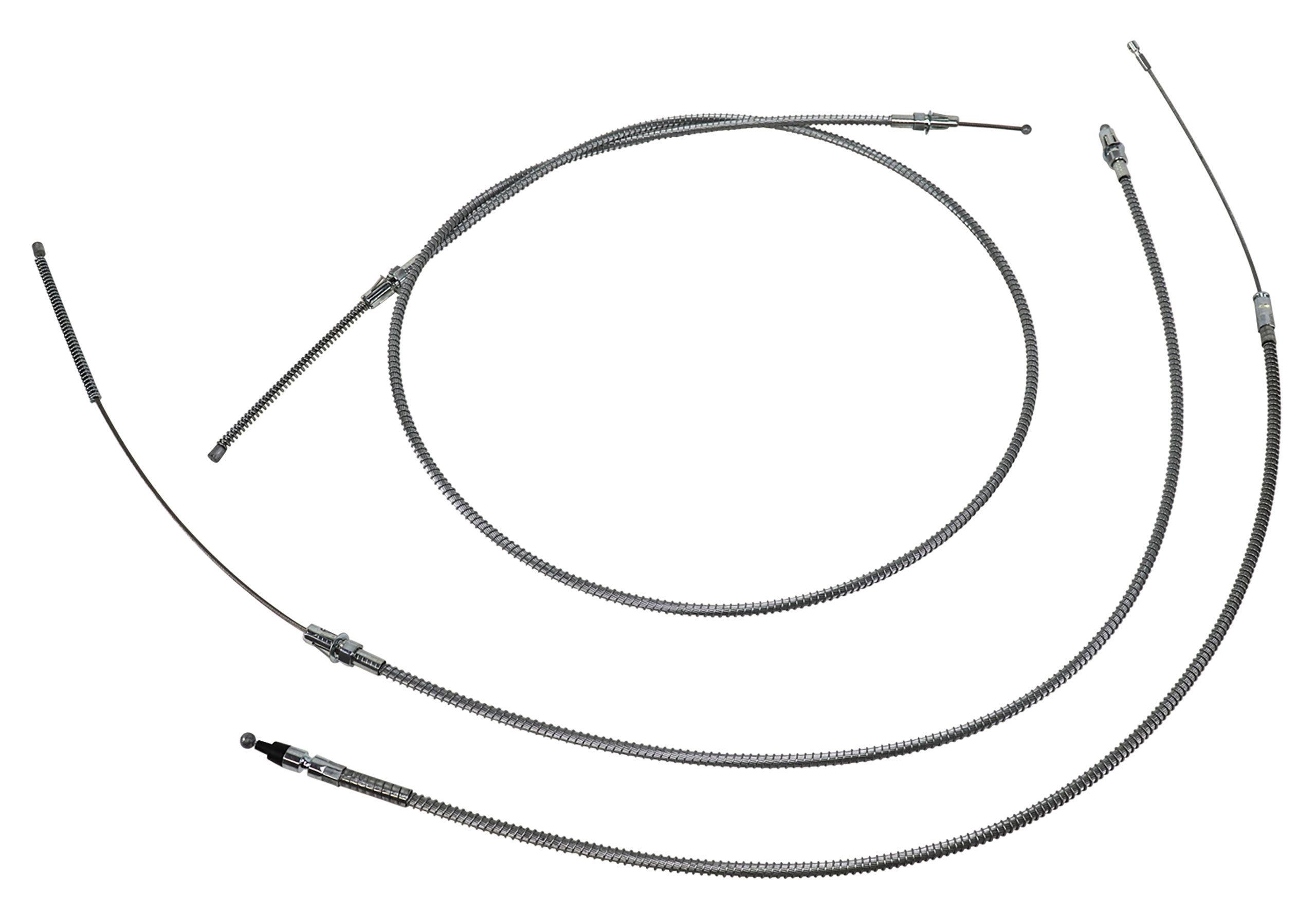 1963 Corvette C2 Park Brake Cable Kit - Front & Rear CA-52397 