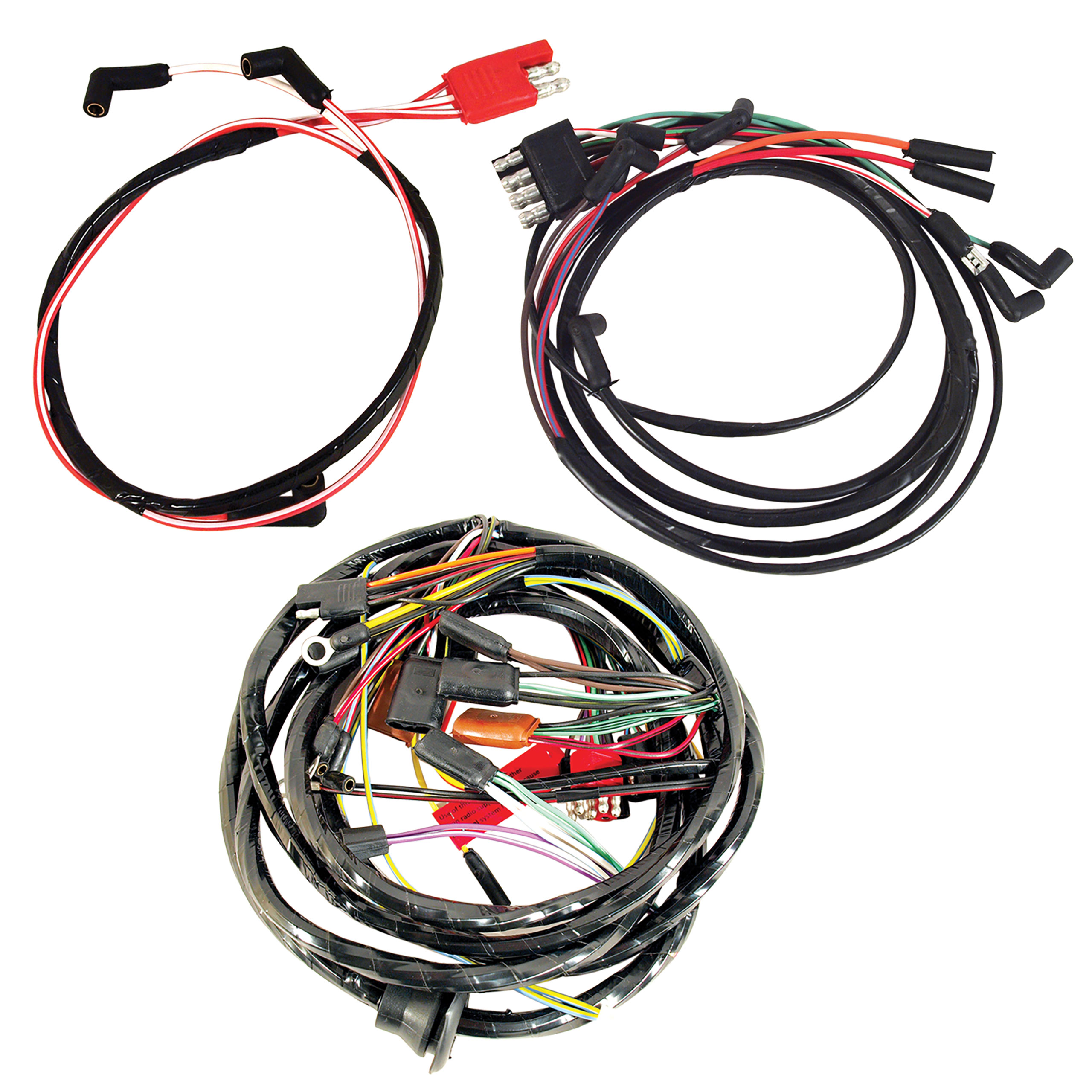 67 Mustang C2 Wiring Harness 6 Cylinder W/out Fog Lights GT & Tachometer CA-MA14356 