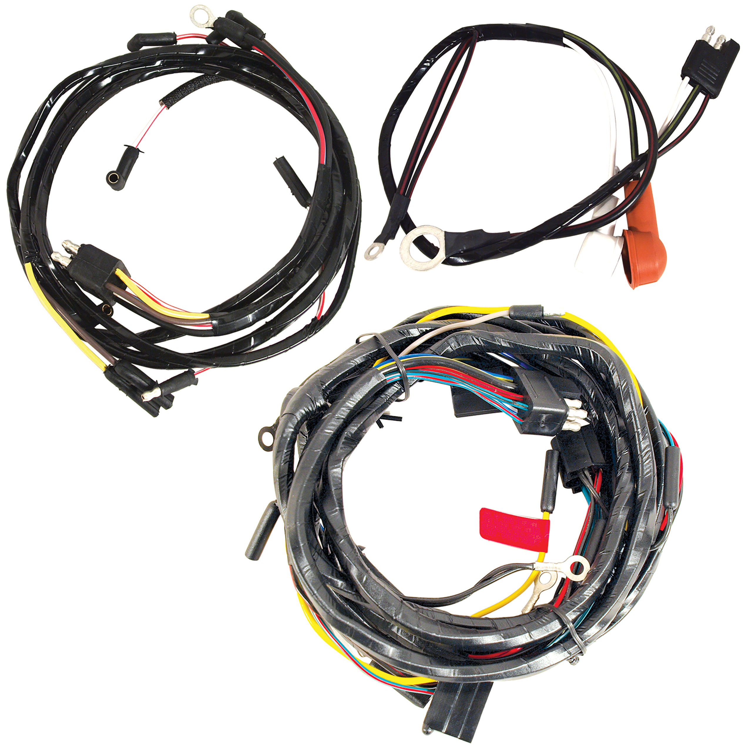 65 Mustang C2 Wiring Harness 8 Cylinder W/Gauges & 3 Speed Heater Motor CA-MA14362 