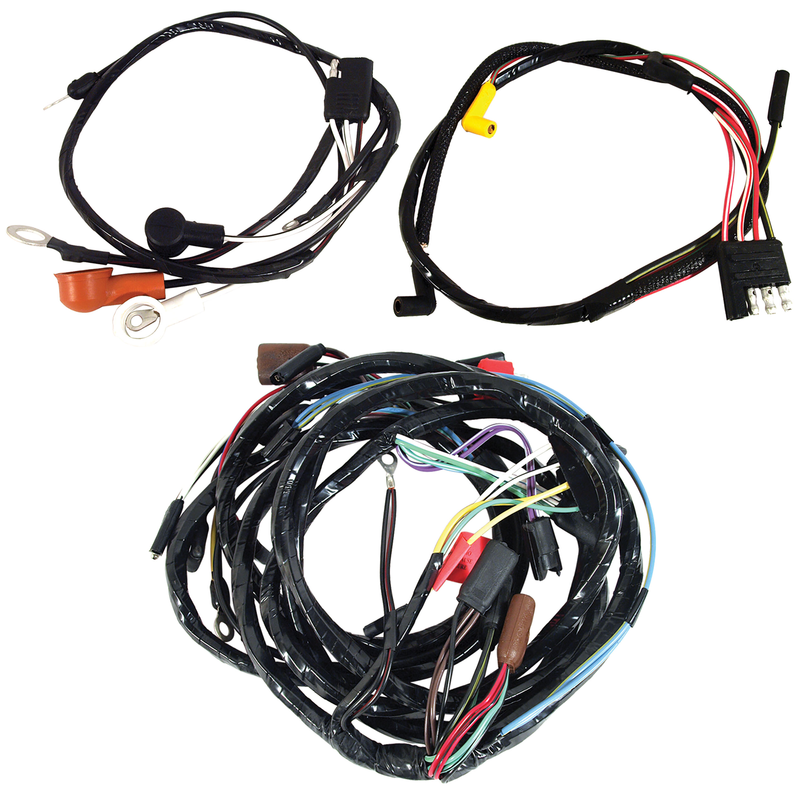 68 Mustang C3 Wiring Harness 8 Cyl 289302 W/Air & Tach W/O Fog Lights CA-MA14366 