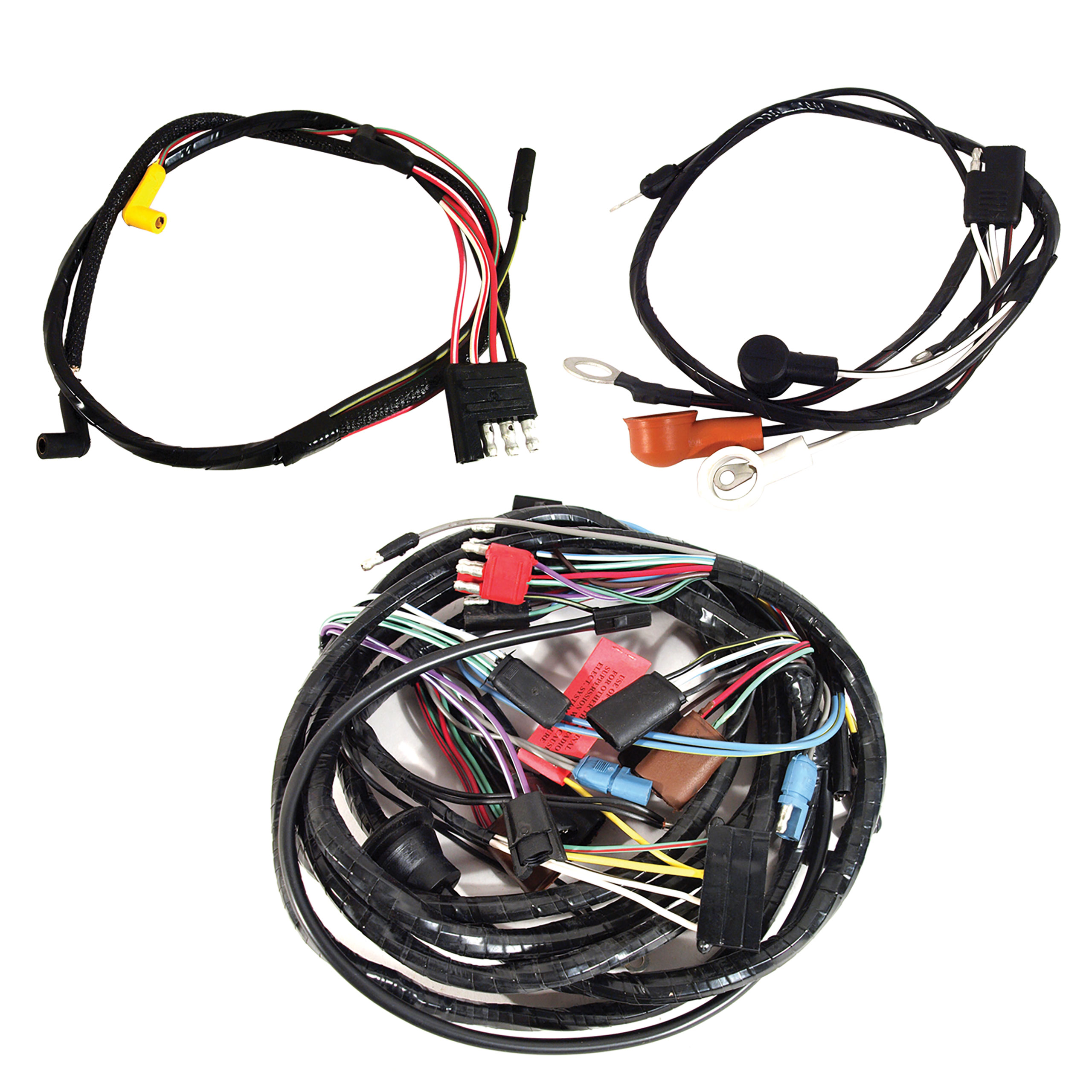 68 Mustang C3 Wiring Harness 8 Cylinder 289302 W/Air W/Fog Lights W/Tach CA-MA14371 