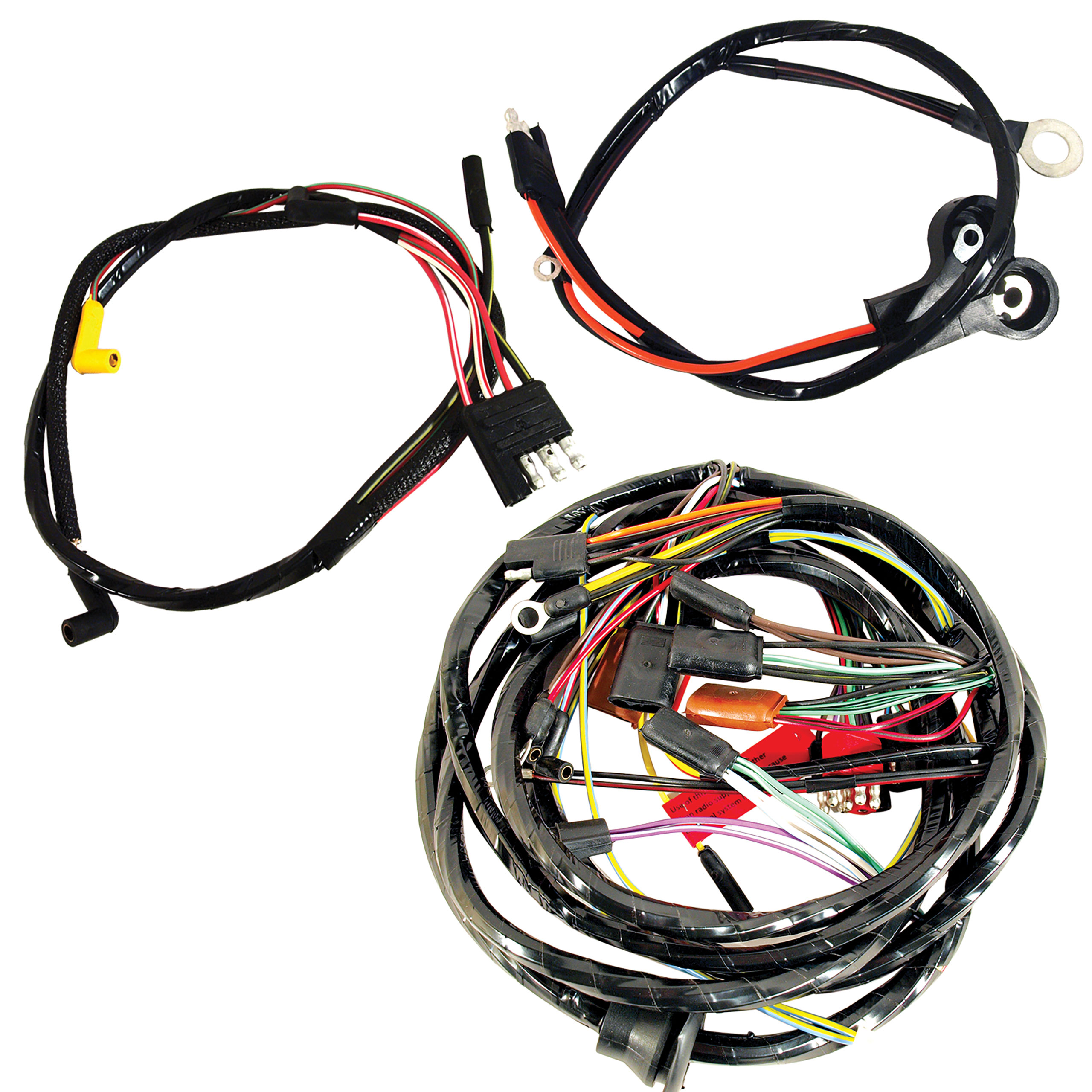 68 Mustang C3 Wiring Harness 8 Cyl 289302 W/Air W/O Fog Lights & Tach CA-MA14372 