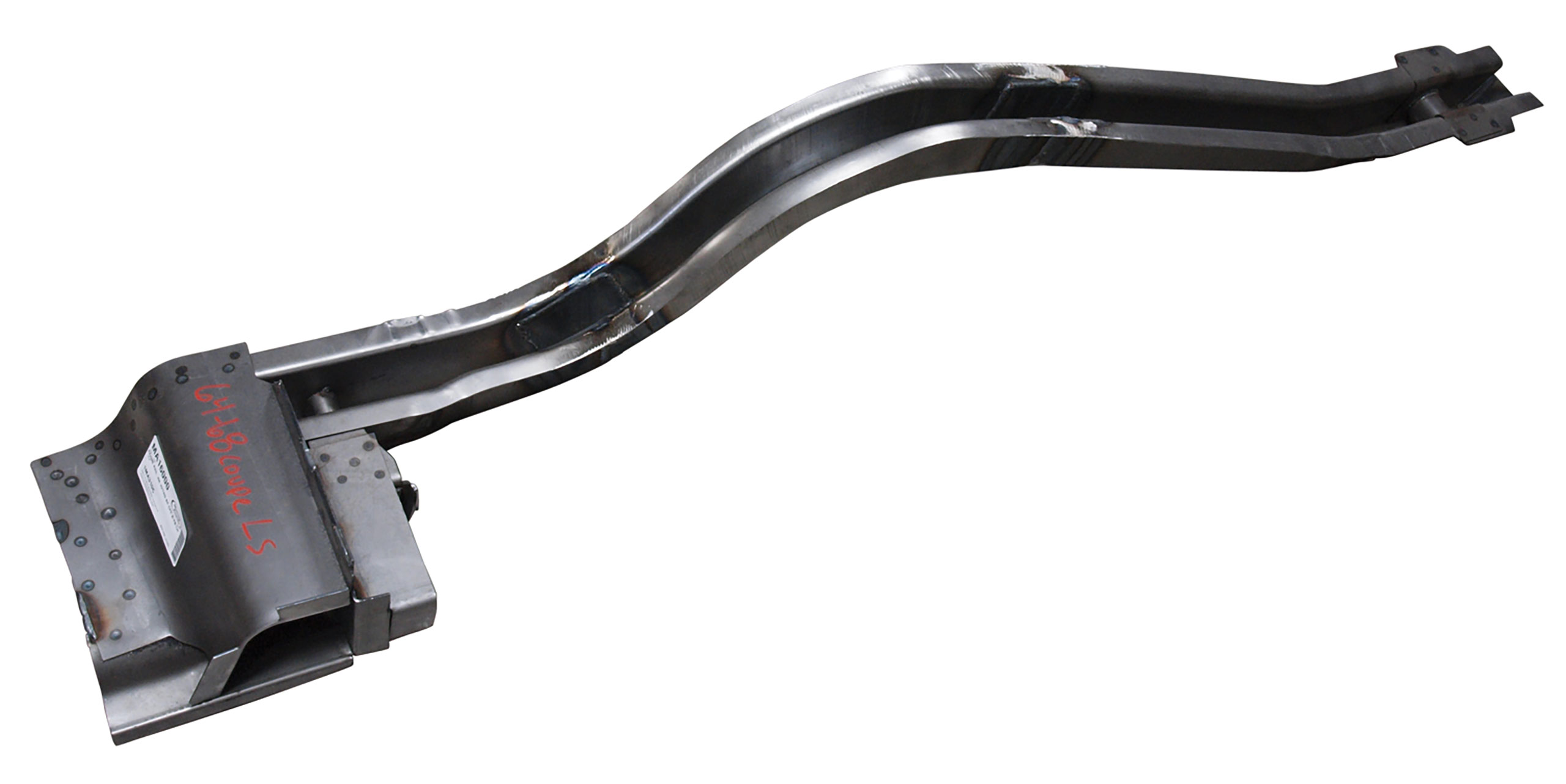 64-68 Mustang C2-C3 Full Rear Frame Rail W/Torque Box Coupe & Fastback -LH CA-MA16000 