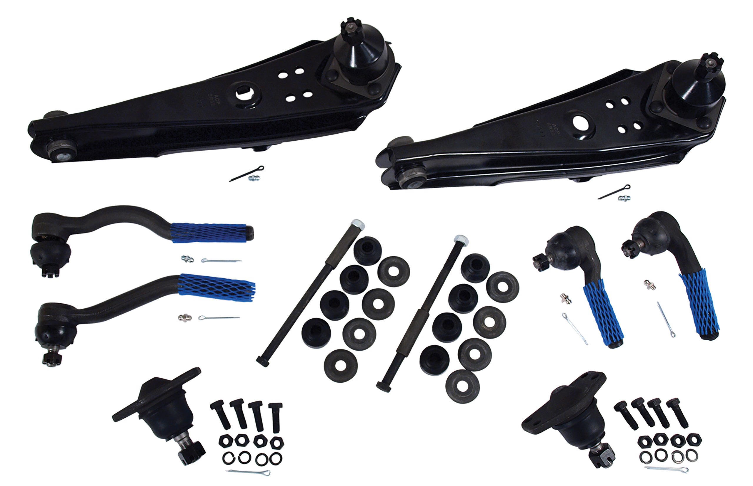 65-66 Mustang C2 Front Suspension Rebuild Kit Standard Power Steering & 8 Cyl CA-MA17003 