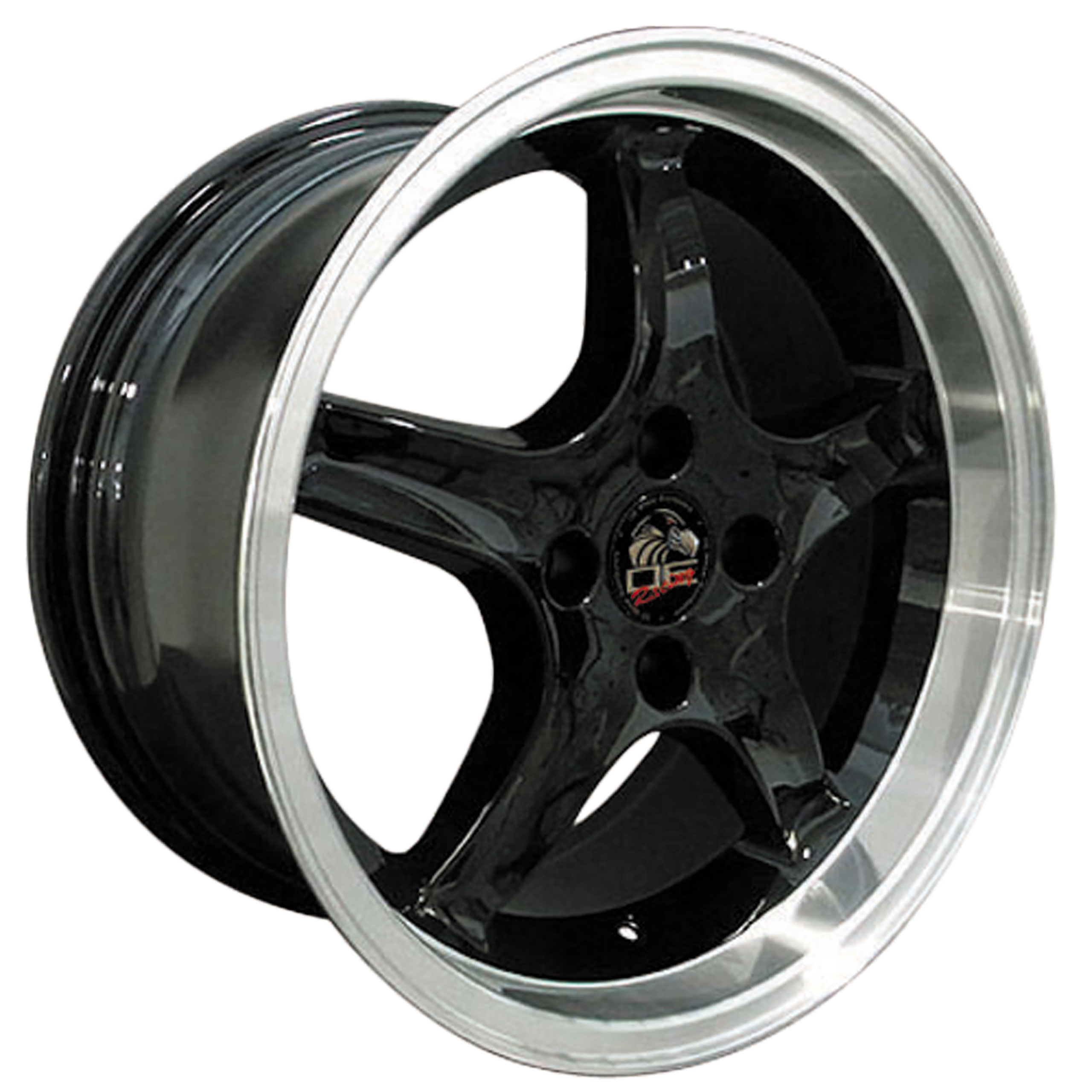 79-93 Mustang C3-C4 Wheel Set 17" 1995 Cobra R Style 4 Lug In Anthracite 9" CA-MA23016 