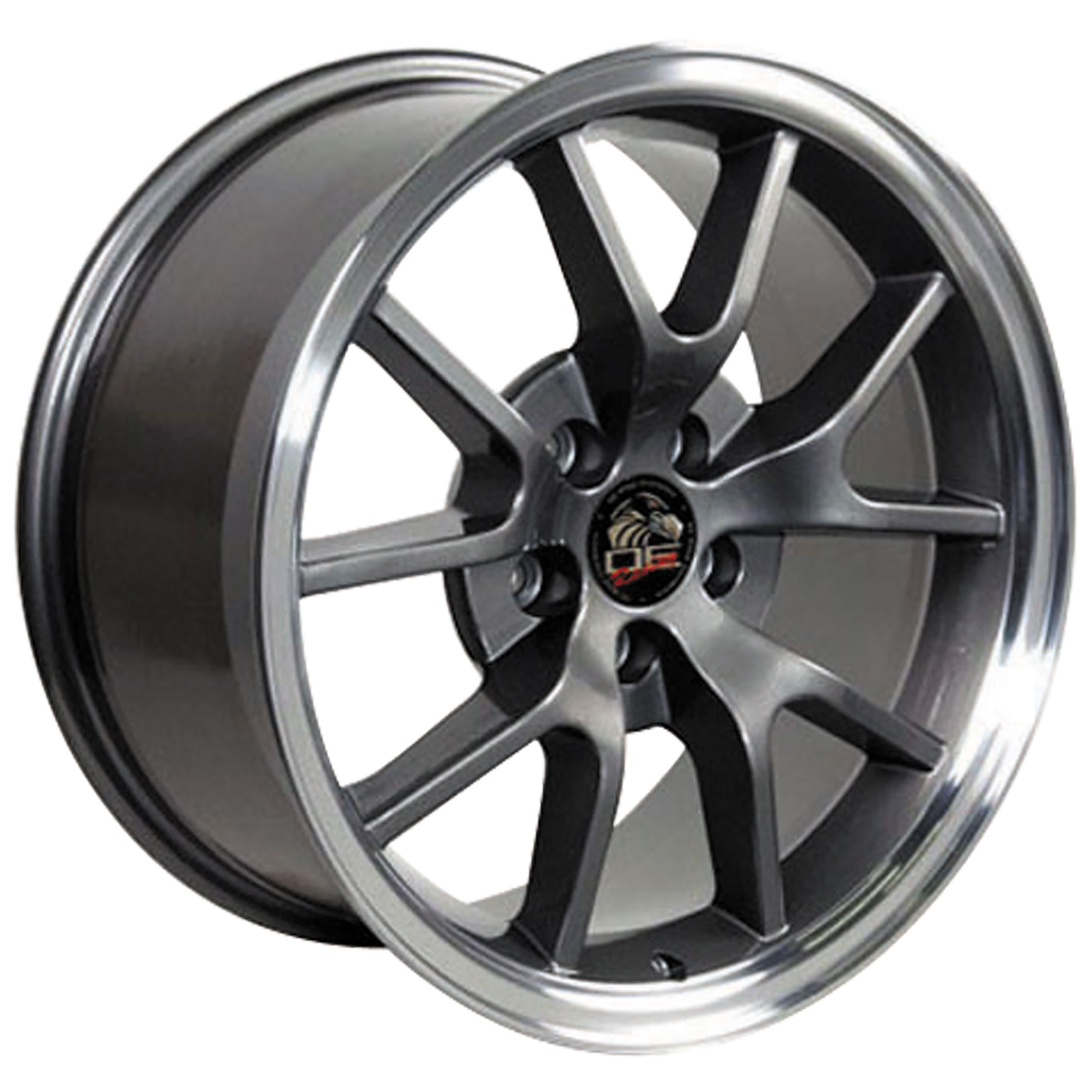 1994-2004 Mustang C4-C5 FR500 Wheel Anthracite Machined