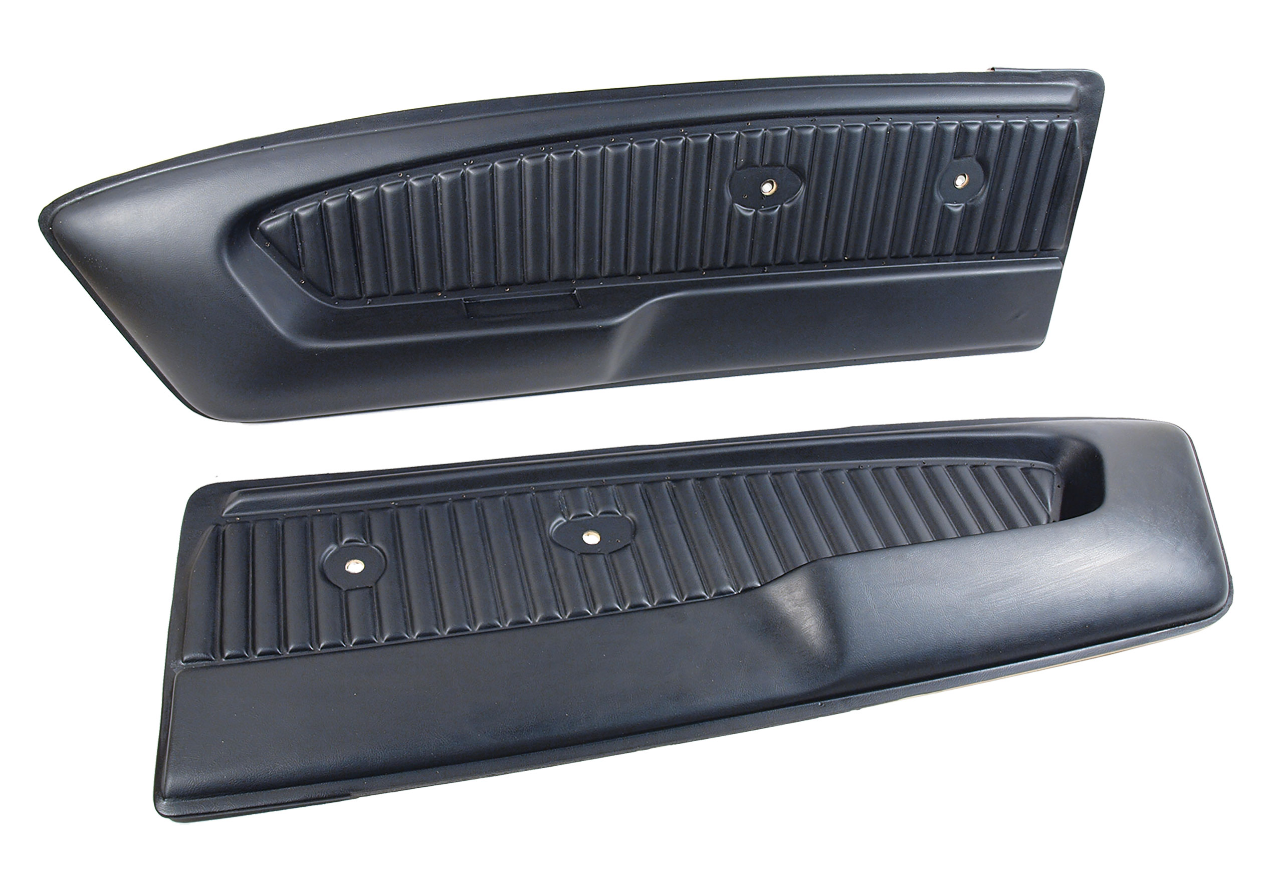 1964-1966 Ford Mustang C2 Deluxe Door Panels - Black CA-MA912AA 