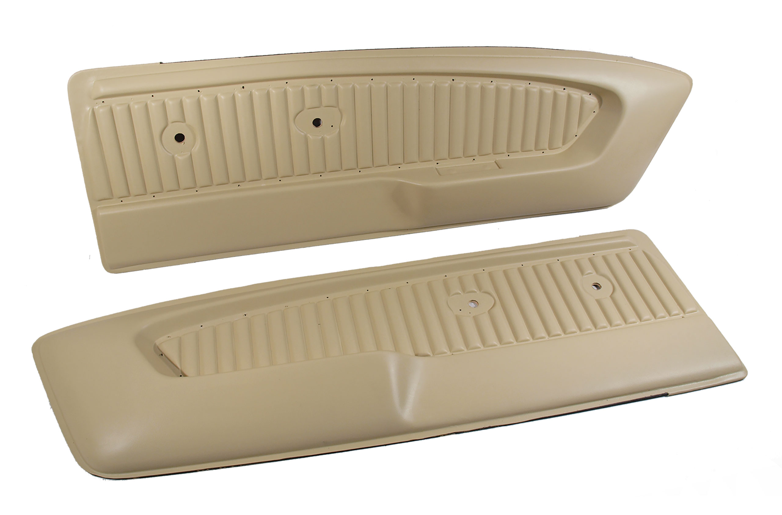 1964-1966 Ford Mustang C2 Deluxe Door Panels - Parchment CA-MA912AJ 