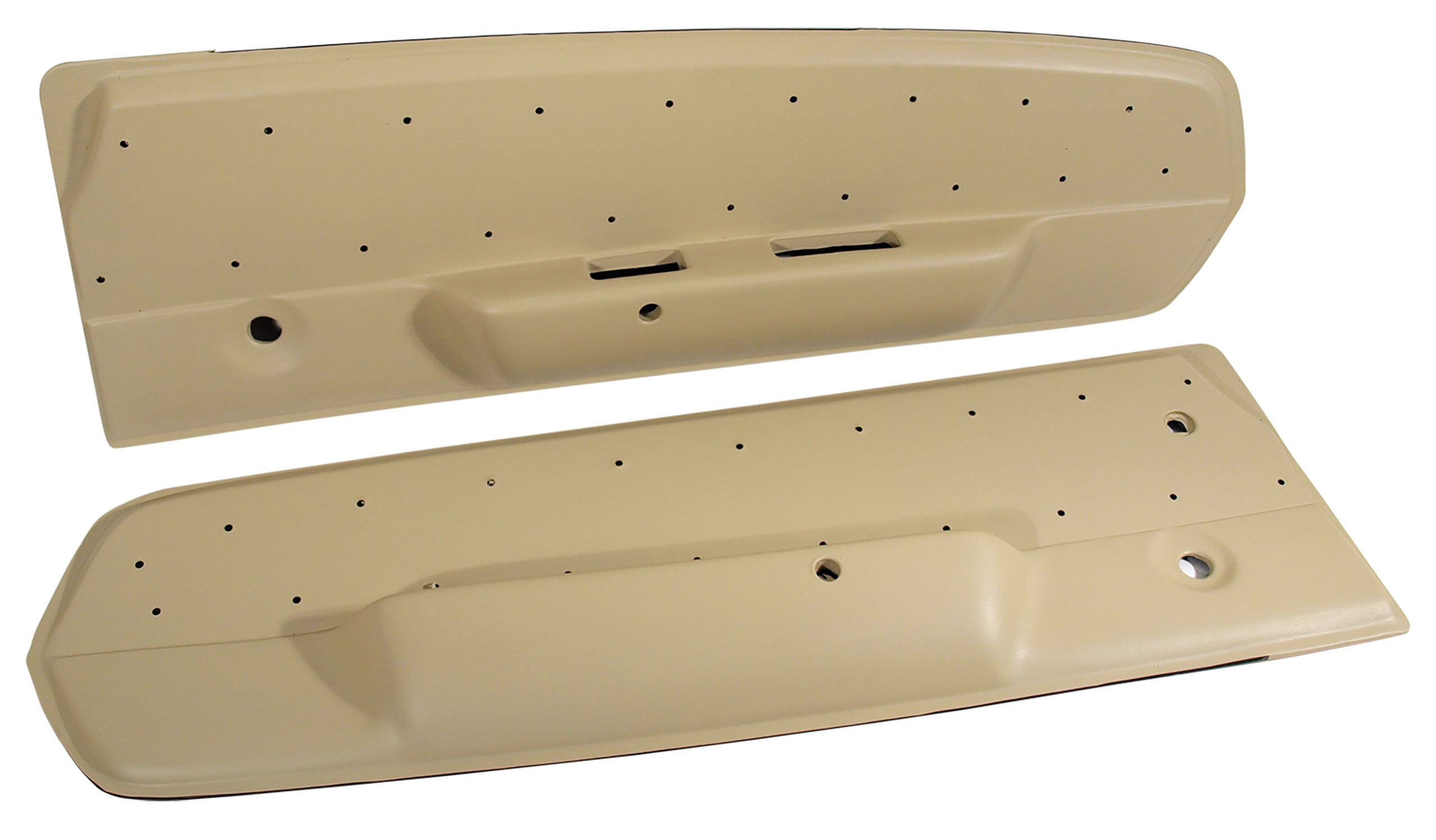 1967 Ford Mustang C2 Deluxe Door Panels - Parchment CA-MA919AW 