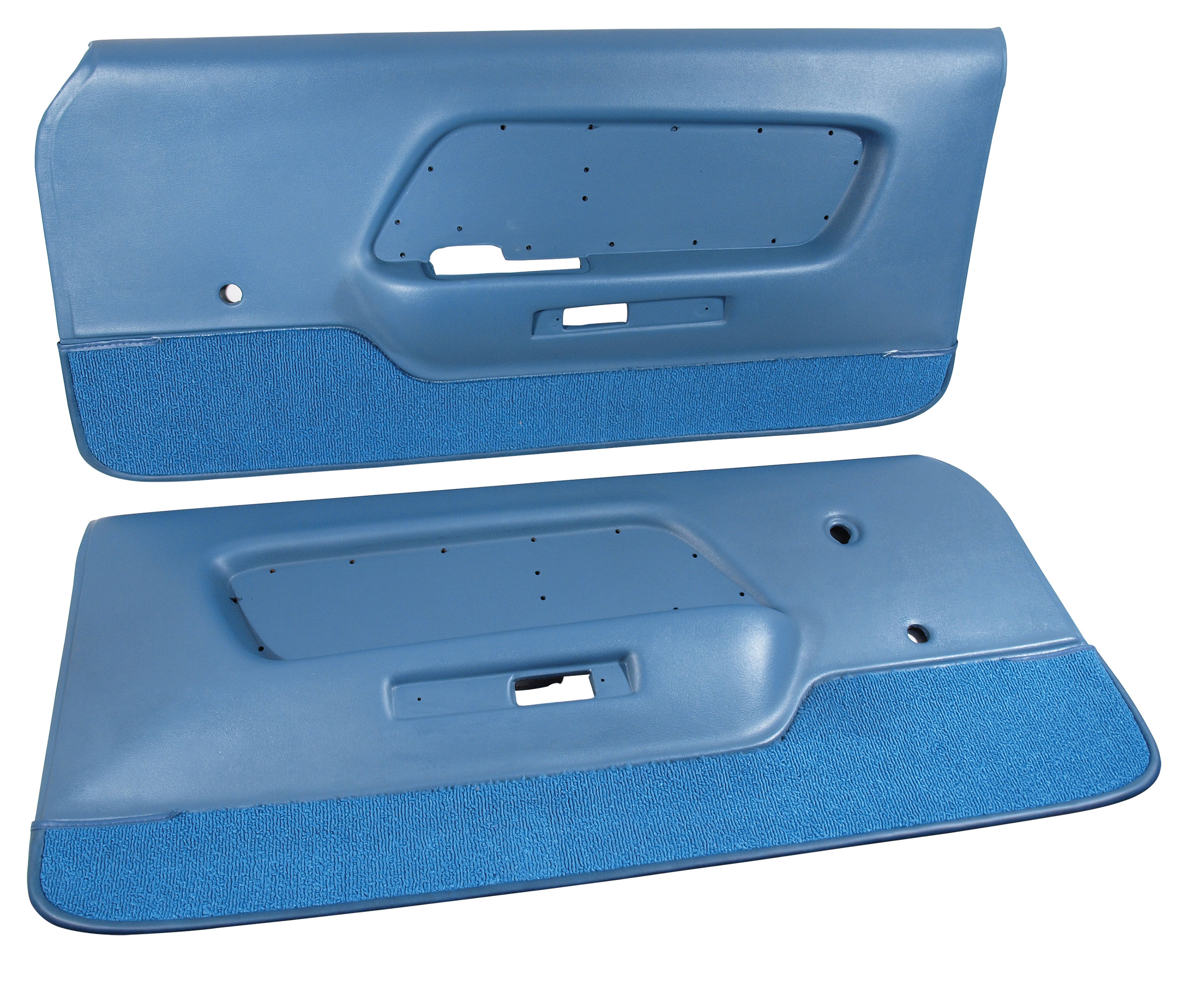 1970 Ford Mustang C3 Deluxe Door Panels - Blue CA-MA922AV