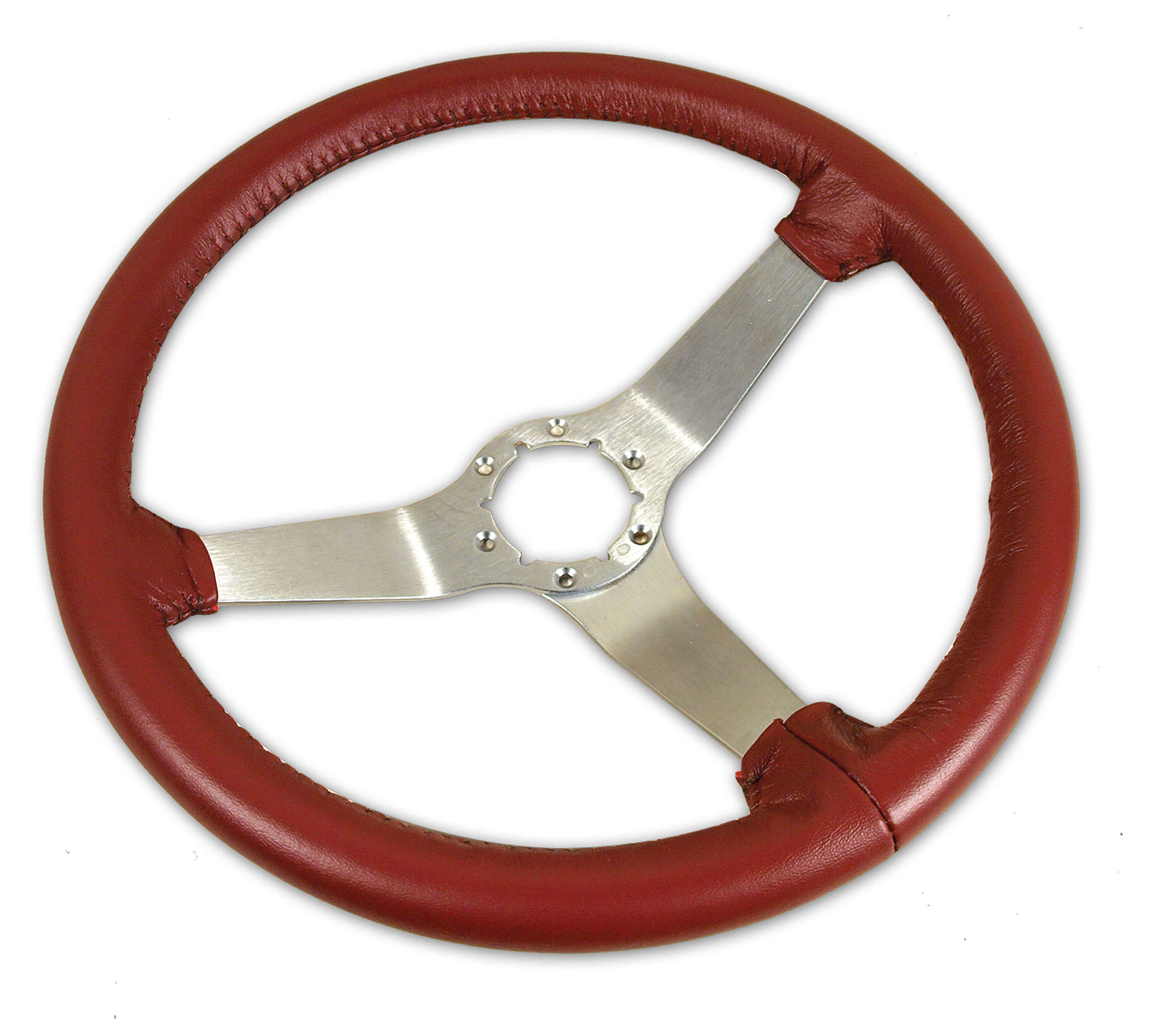 1978 Corvette C3 Steering Wheel Saffron Leather Satin Spokes CA-X23733