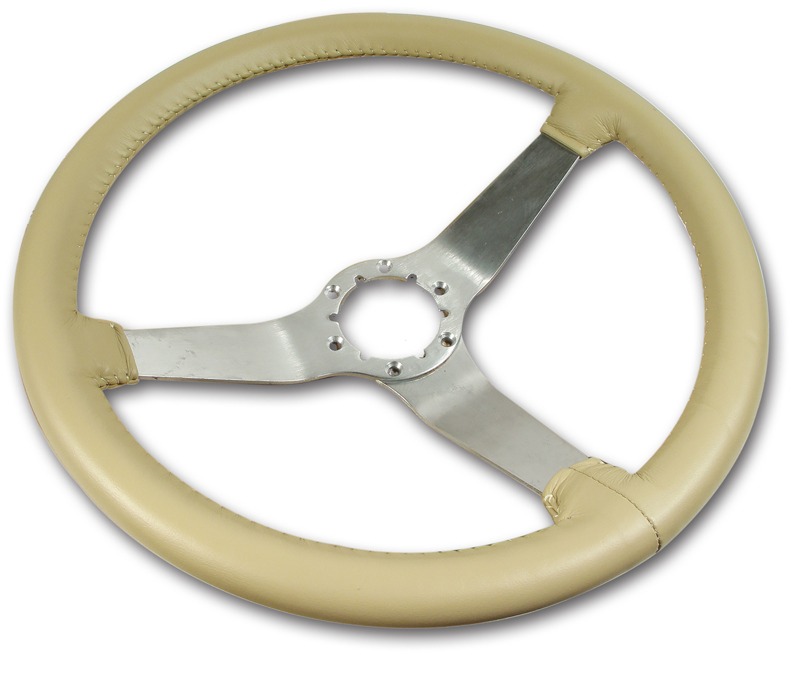 1978-1979 Corvette C3 Steering Wheel Doeskin Leather Satin Spokes CA-X23750