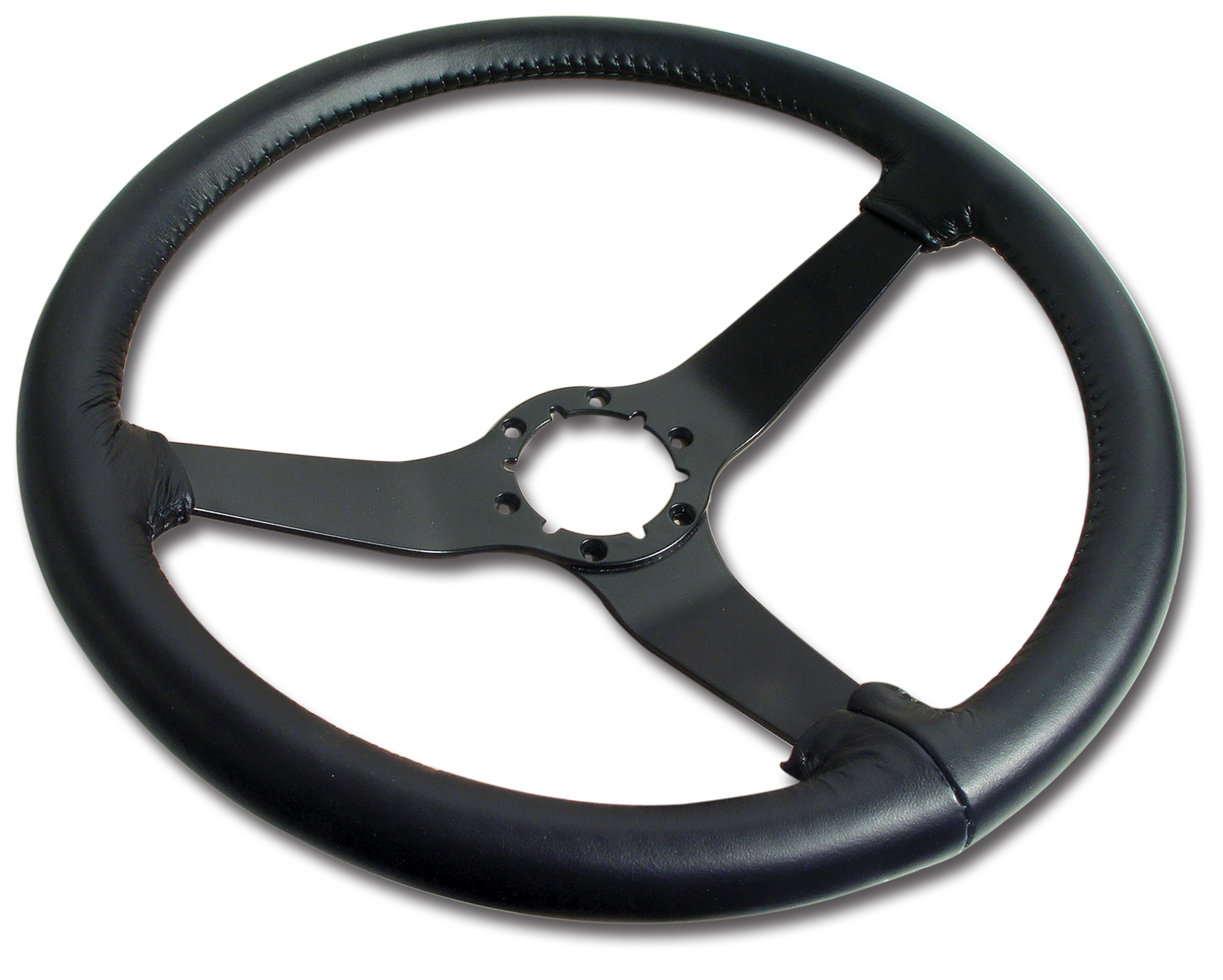 1980-1981 Corvette C3 Steering Wheel Black Leather Black Spokes CA-X23920 