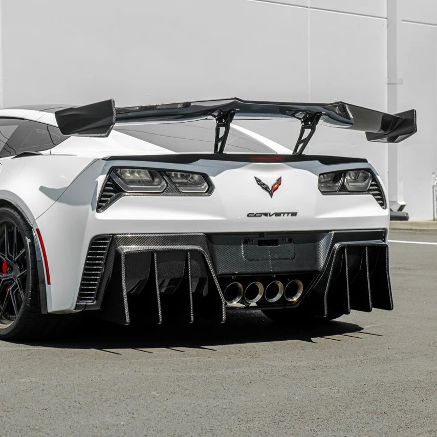 2014-2019 C7 Corvette ZR1 Extended Rear Spoiler High Wing