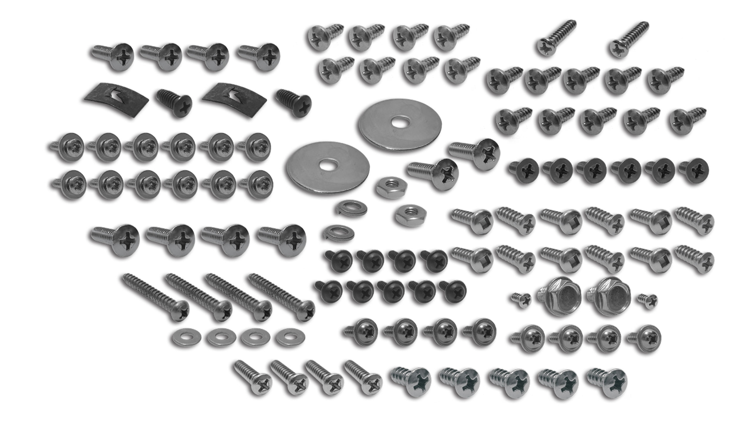 1967 C2 Corvette Interior Screw Kit Convertible