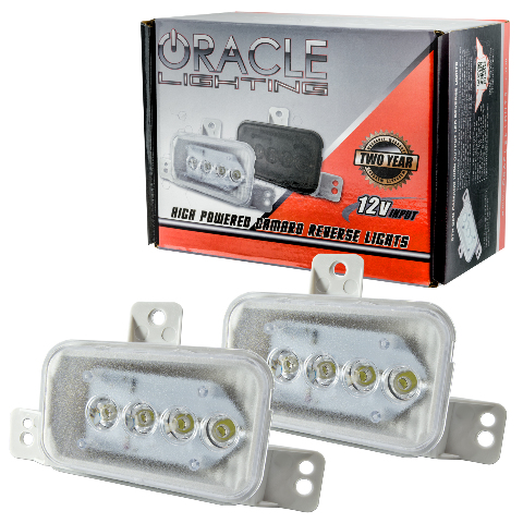 4W LED Reverse Light Set - Clear Oracle