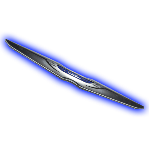 For Chrysler Illuminated LED Sleek Wing - Blue Oracle