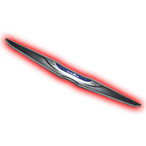 For Chrysler Illuminated LED Sleek Wing - Red Oracle