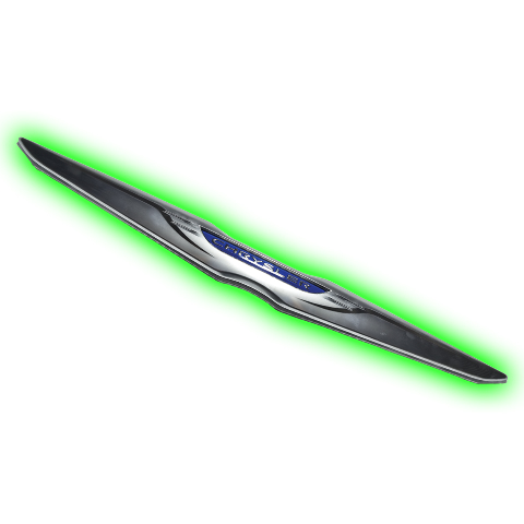 For Chrysler Illuminated LED Sleek Wing - Green Oracle