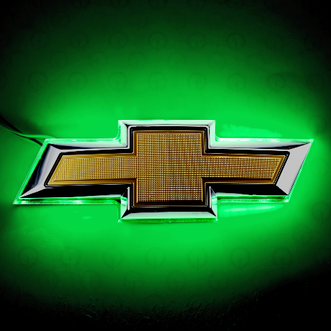 For 2014-2015 Camaro Illuminated Bowtie - Green Oracle