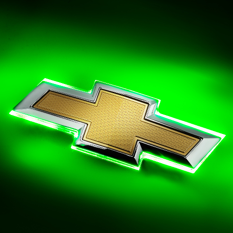 For 2016-2023 Camaro Illuminated Bowtie - Green Oracle