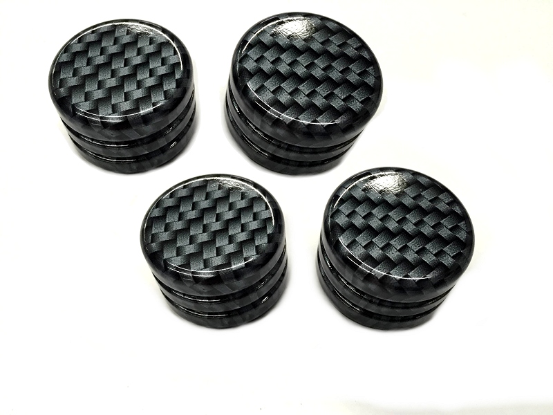 C6 Corvette Carbon Fiber Billet Aluminum Dash Knobs - RPIDesigns.com