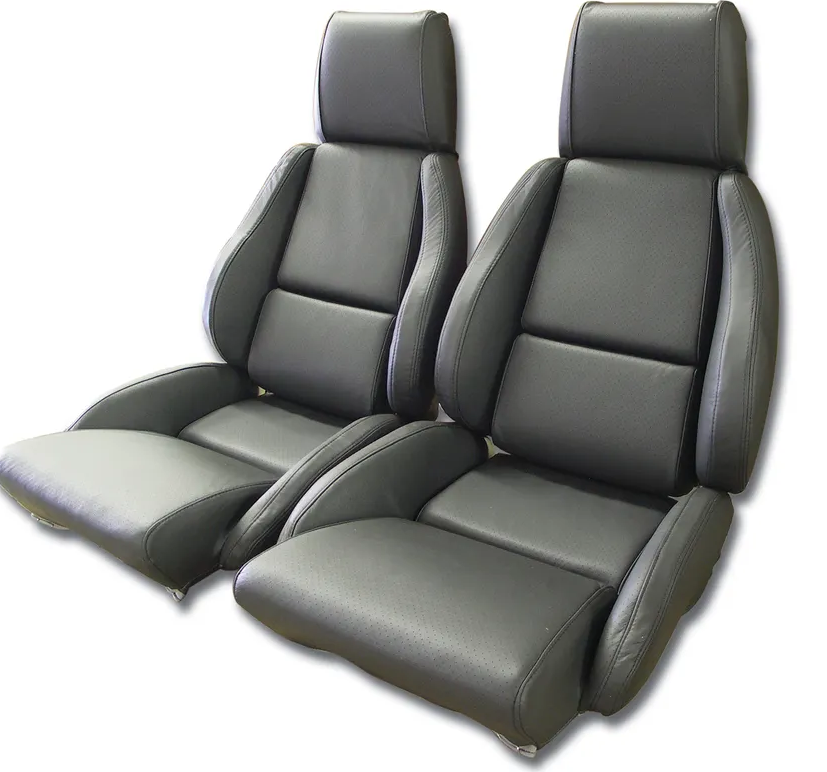 1984-1988 C4 Corvette Reproduction Leather Sport Seat Cover Set