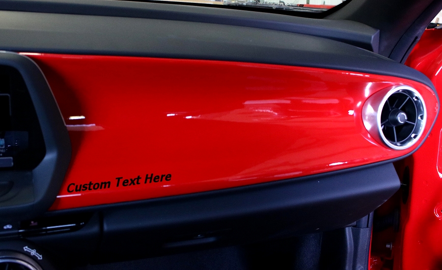 2016-2023 Camaro Painted Passenger Dash Overlay 