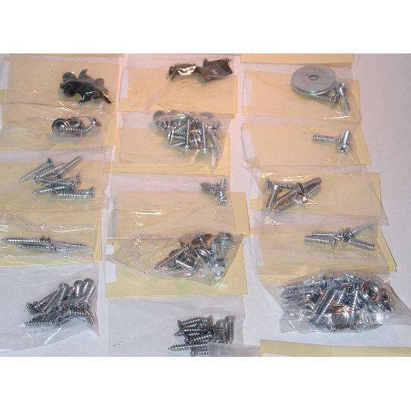 1963 C2 Corvette Interior Fastener Screw Kit (conv)