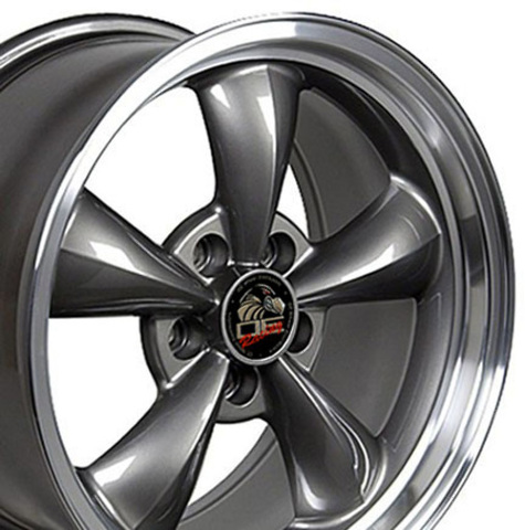 17" Replica Wheel FR01 Fits Mustang Bullitt Rim 17x8 Gunmetal 